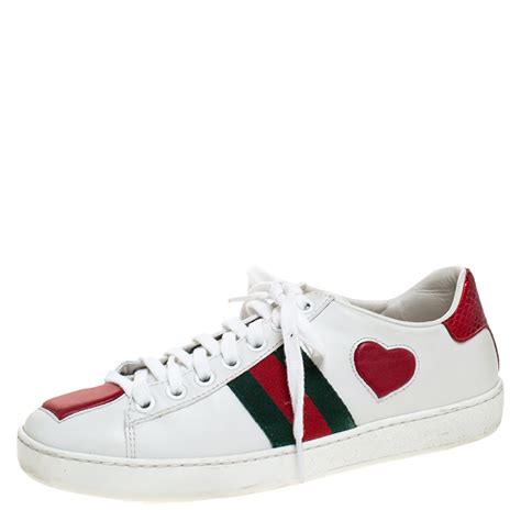 gucci lace up sneaker with web detail|Gucci white low top sneakers.